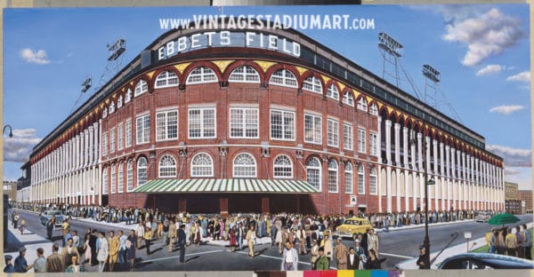 Outside Ebbets Field