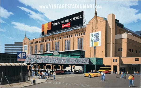 Outside Boston Garden