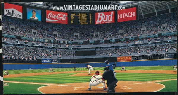 Fulton County Classic Vintage Baseball Stadium Art