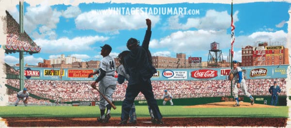 Special K Classic Vintage Baseball Stadium Art